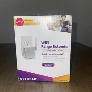 OPEN BOX Netgear AC750 Dual Band Range WiFi Range Extender EX3700-100NAS